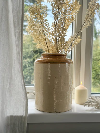 Antique Large English Stoneware Jar | Crock Pot