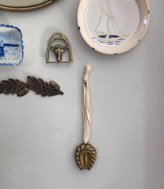 Antique Solid Brass ‘Roped’ Vesta Case