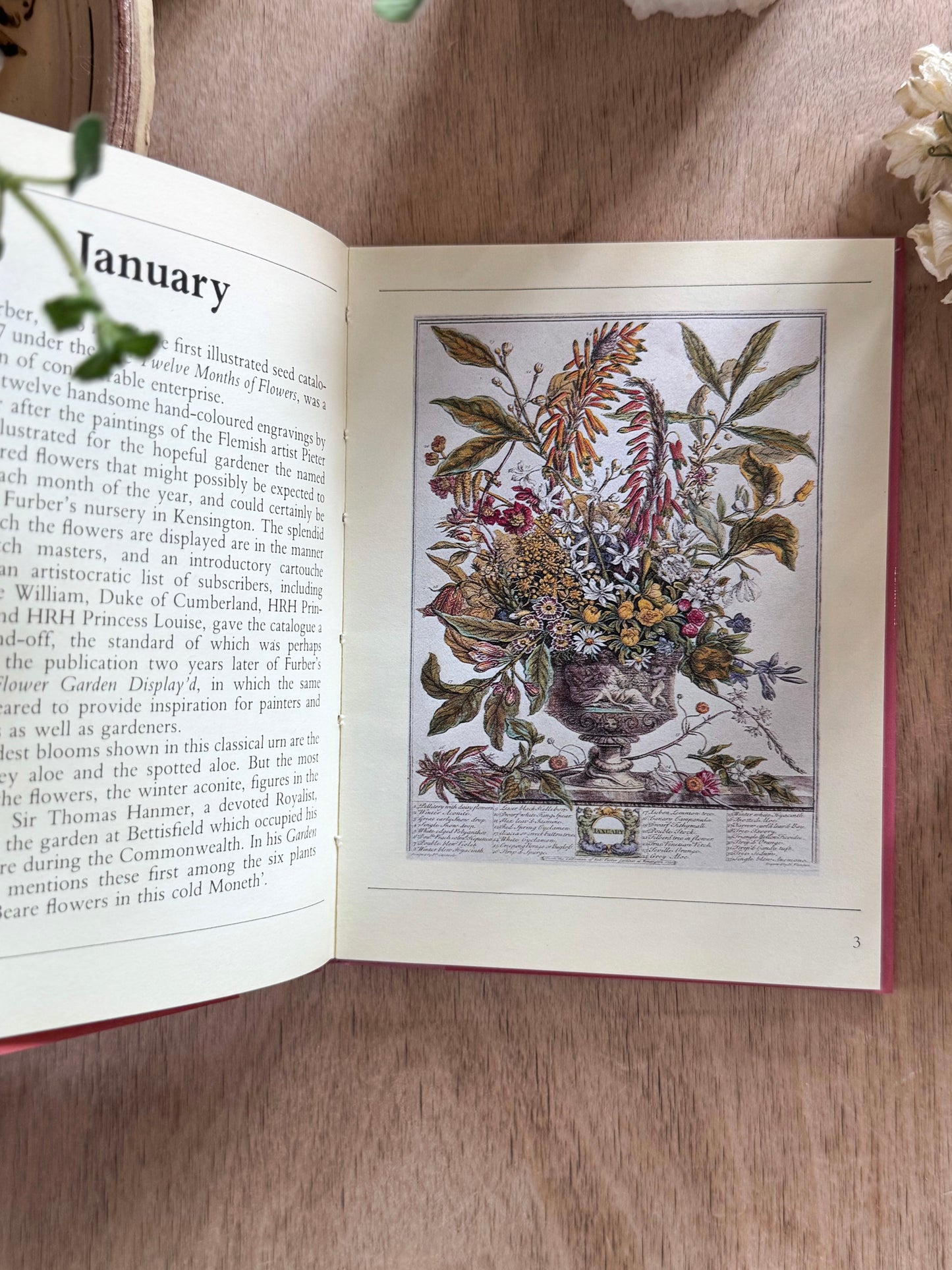 A Year of Flowers, Webb & Bower Miniature Pocket Book, 1983