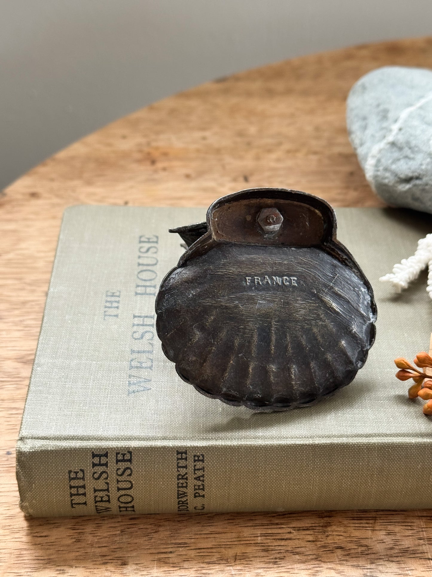 Vintage Midcentury French Brass Sailboat Dish / Candle Holder