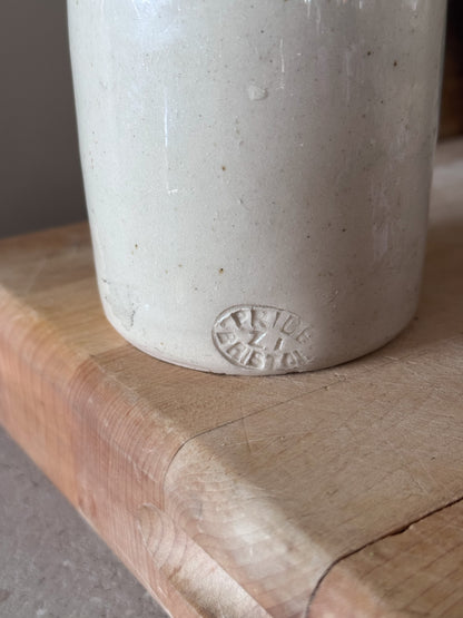 Rare Antique Stoneware Bottle - H A Smith, Wine & Spirit Merchant, Newport