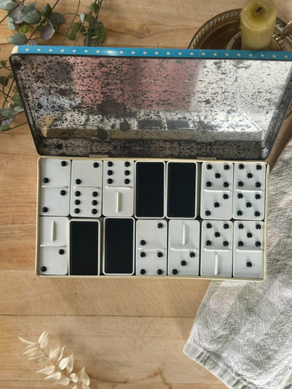 Vintage Dominoes For The Blind | Braille Dominoes