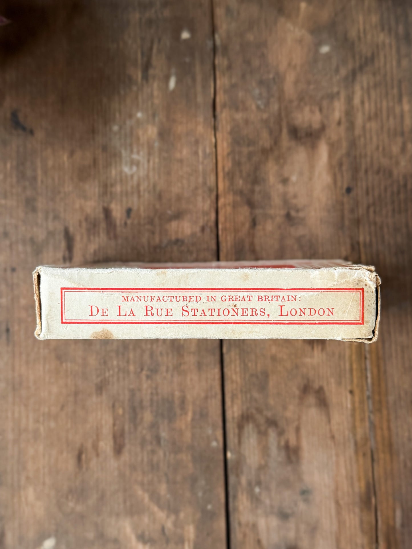 Vintage De La Rue “Crown” Playing Cards - Complete Deck (52 Cards + 2 Jokers)