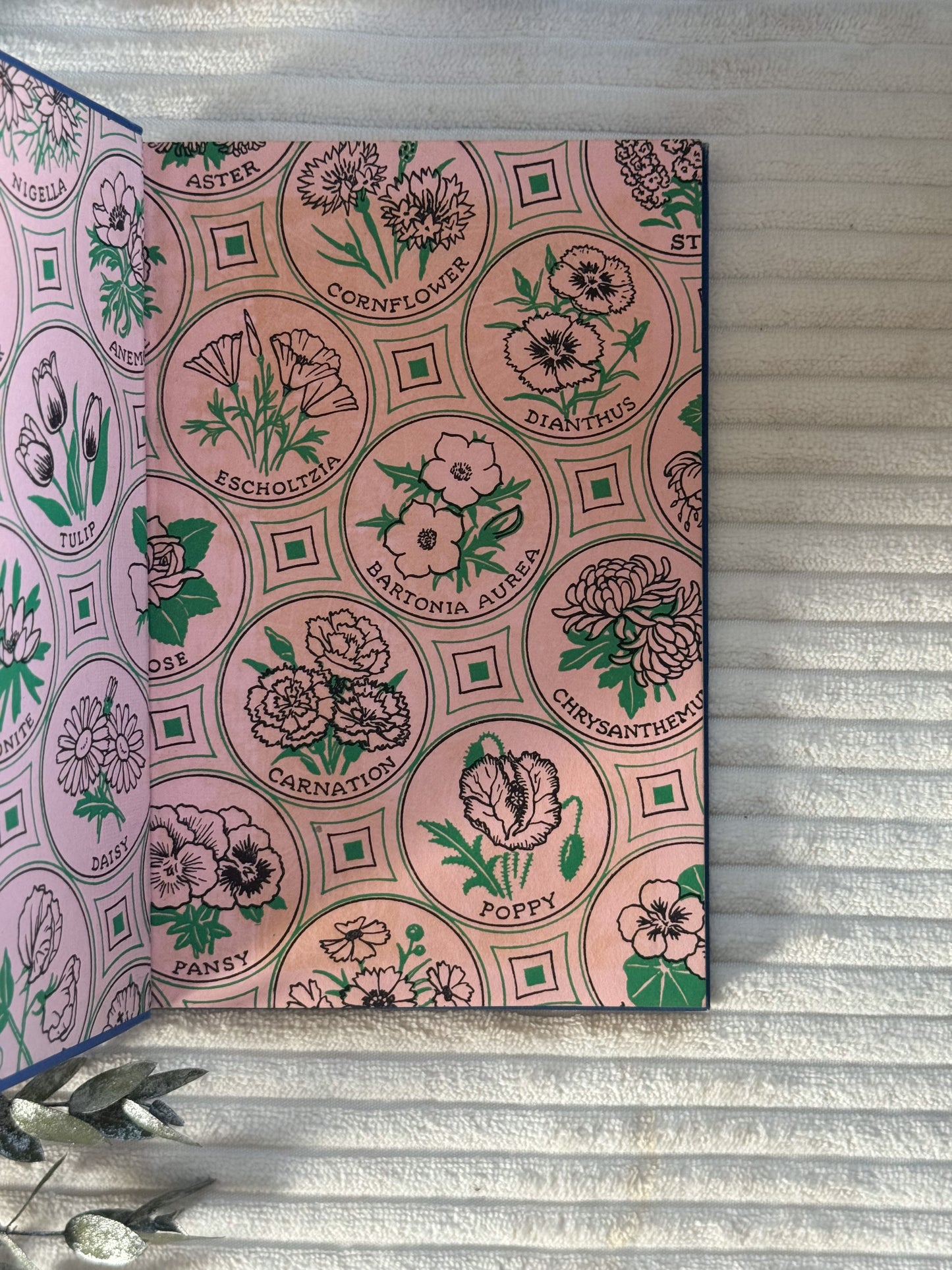 In Your Flower Garden (1947) - First Edition British Gardening Book with Botanical Endpapers