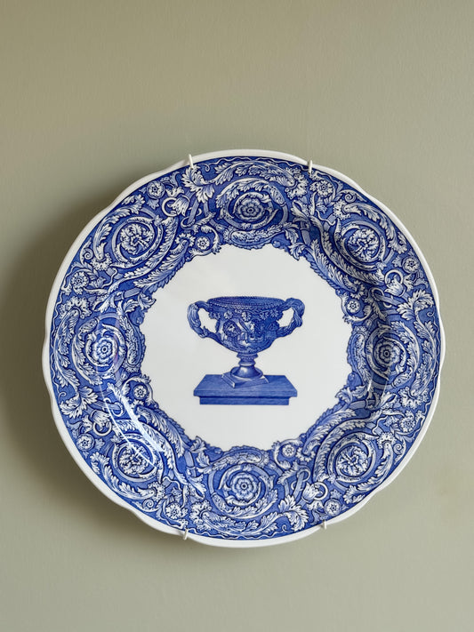 Vintage 1990s The Spode Blue Room Collection Blue & White Ceramic Plates (Multiple Choices)