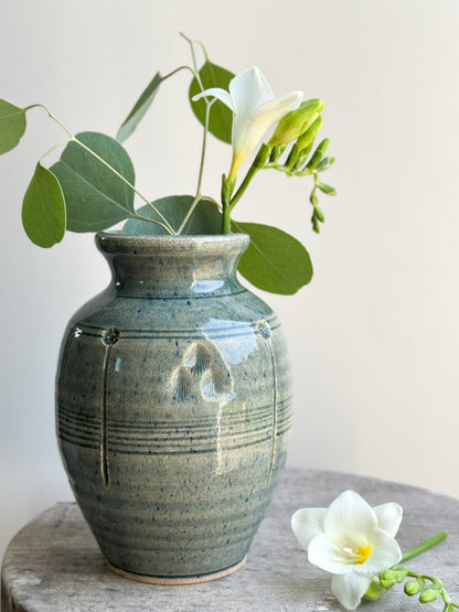 Vintage St Agnes Studio Pottery Vase by John Vasey