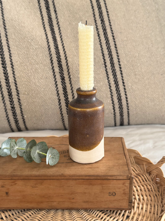 Antique Bourne Denby Sample Bottle / Trial Glaze Bottle (c.1850s–1900s) - Option 3