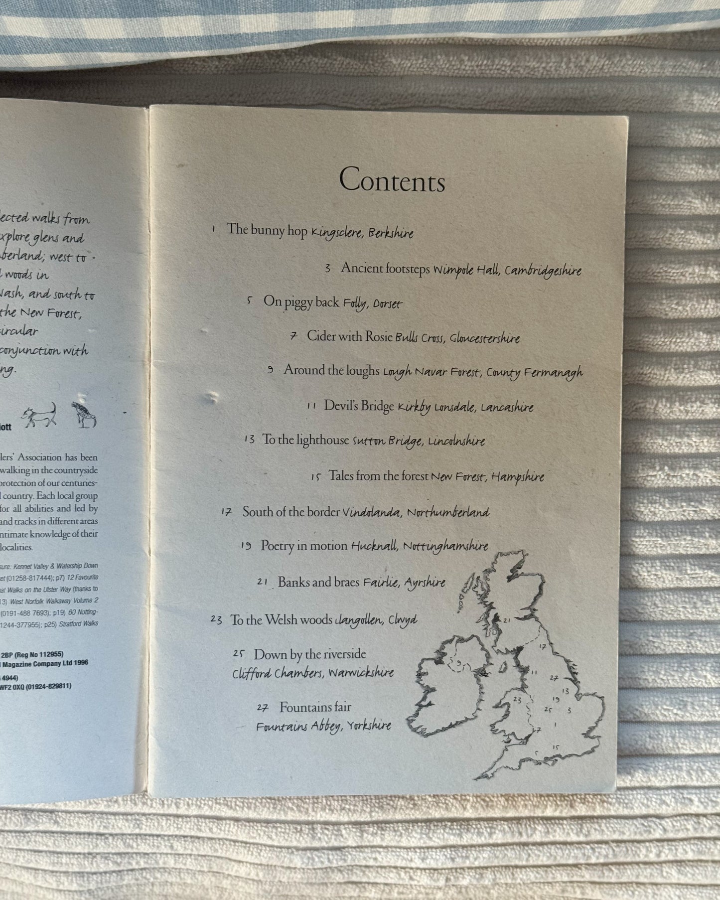 Autumn Walks - Country Living Magazine (1996) - Illustrated walking guide booklet