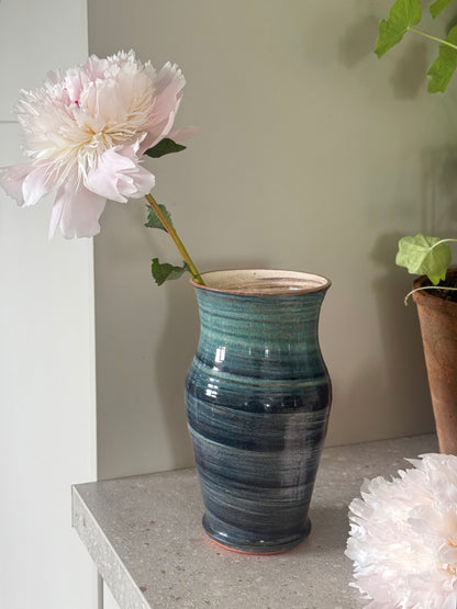 Vintage Handmade Studio Pottery Vase by Wold Pottery, Yorkshire
