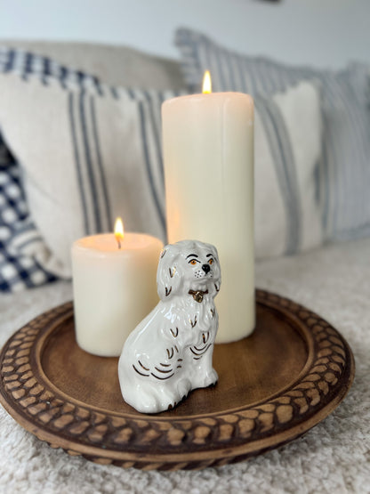 Miniature Royal Dalton Staffordshire Mantle Dog