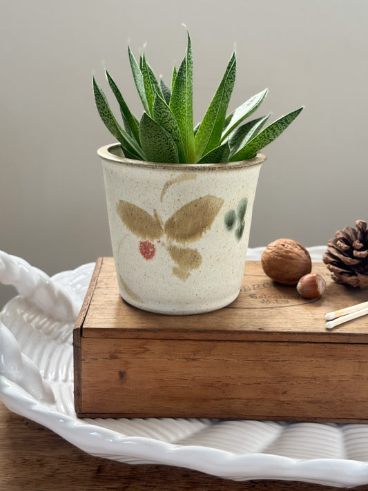Vintage Abstract Studio Pottery Planter