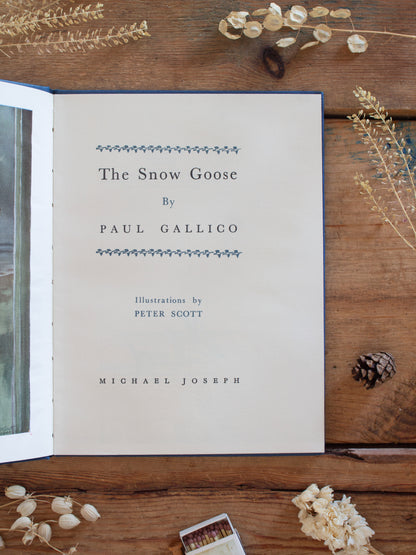 Vintage 1973 The Snow Goose by Paul Gallico by Illustrated by Peter Scott