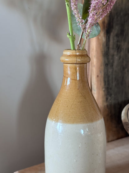 Rare Antique Stoneware Bottle - H A Smith, Wine & Spirit Merchant, Newport