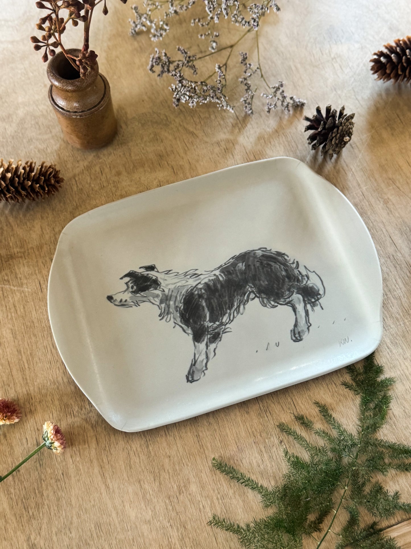 Small Melamine Tray - Kyffin Williams Sheepdog