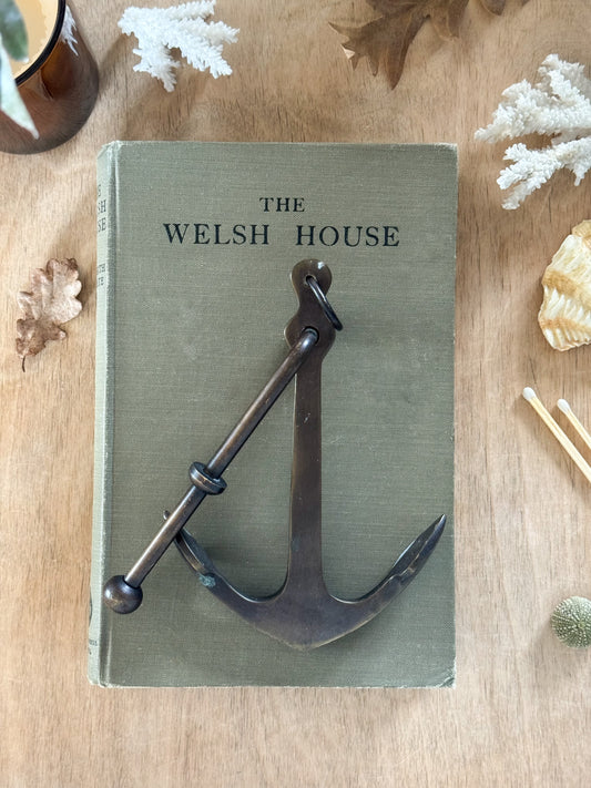 Vintage French Decorative Brass Ship’s Anchor - A. Quinier, Rue Saint-Antoine