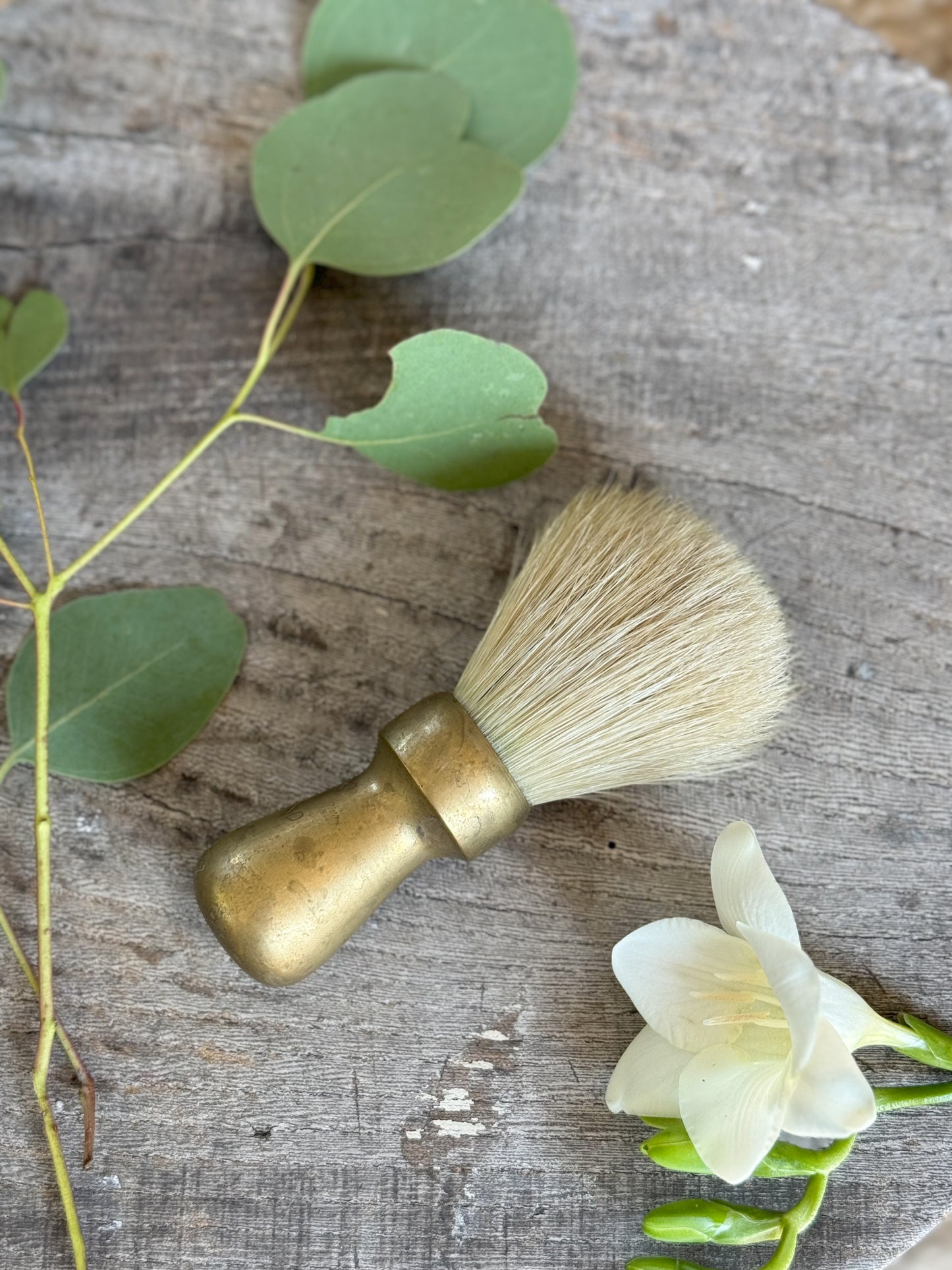 Vintage Brass Handled Brush