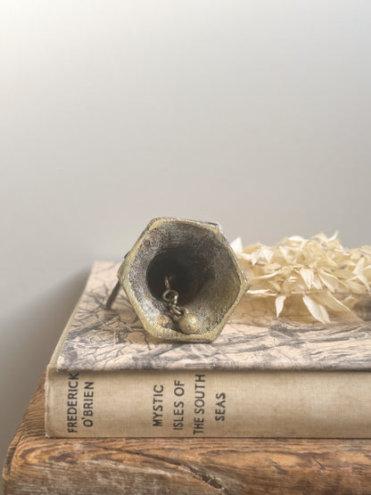 Vintage Small Brass Windmill Bell