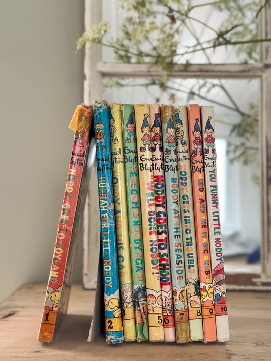 1950s Enid Blyton Noddy Book Bundle, Books 1-10