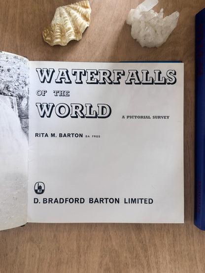 Waterfalls of the World, Rita M. Barton, 1974,Vintage Pictorial Survey, First Edition