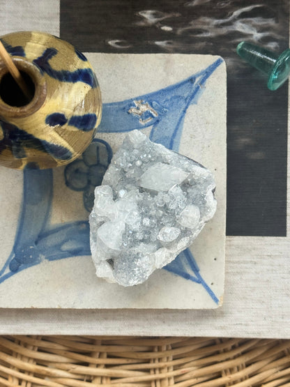 Natural Apophyllite Crystal Cluster Specimen (Option 2)