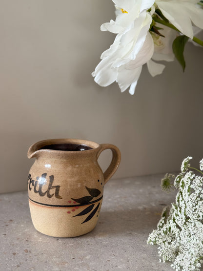 Rare Welsh Studio Pottery ‘Llefrith’ Creamer – Abaty Pottery, c.1970s