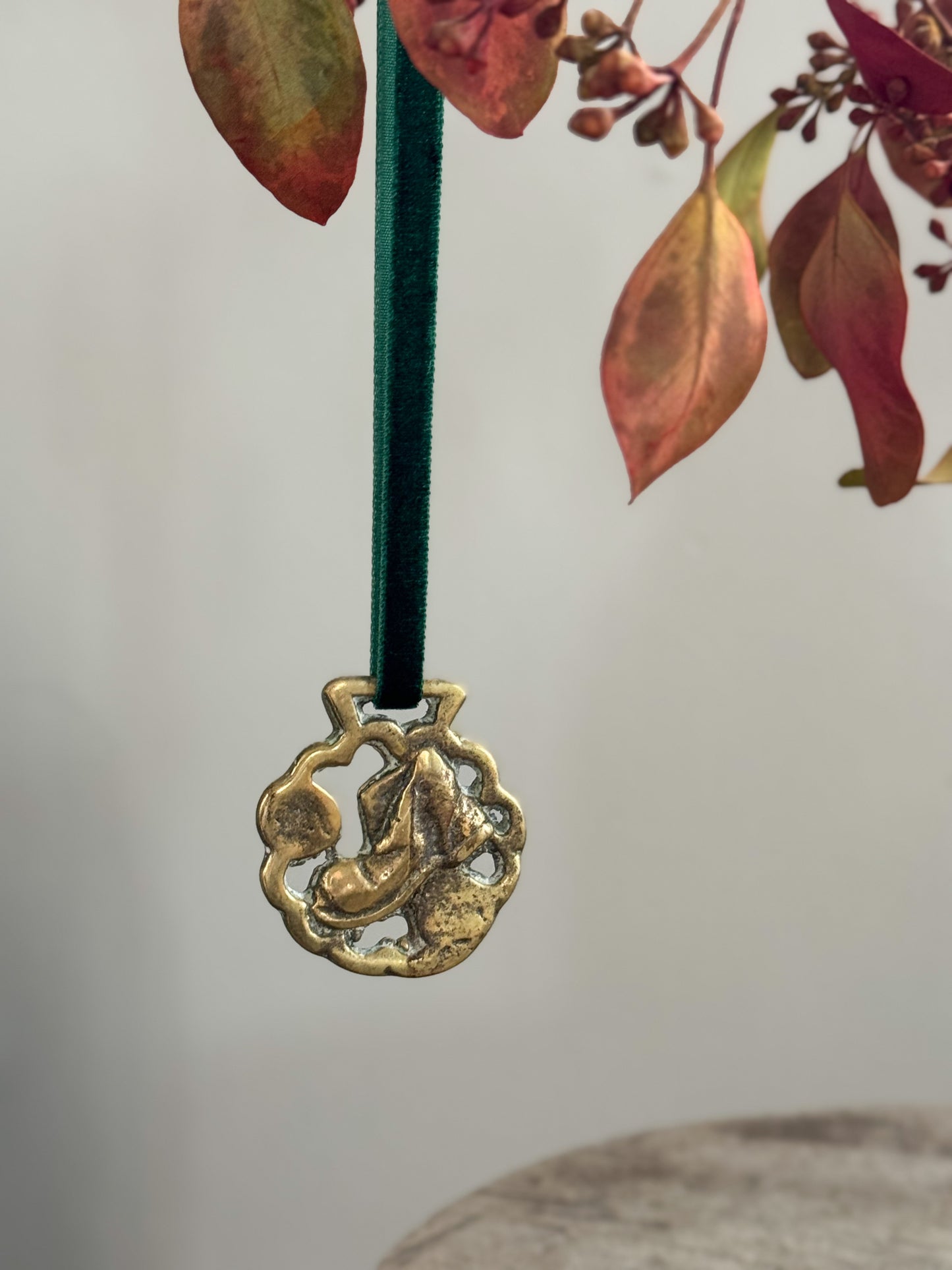 Vintage Solid Brass Token - Lucky Boot