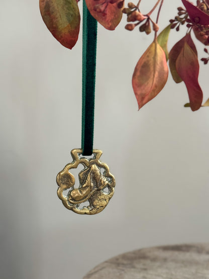 Vintage Solid Brass Token - Lucky Boot