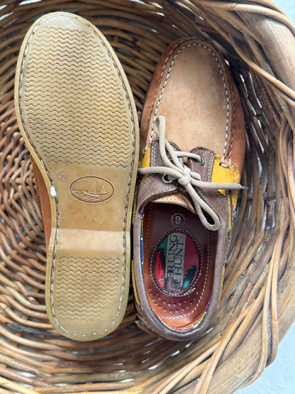 Vintage 1980s Sterling & Hunt Deck Shoes – Size 6