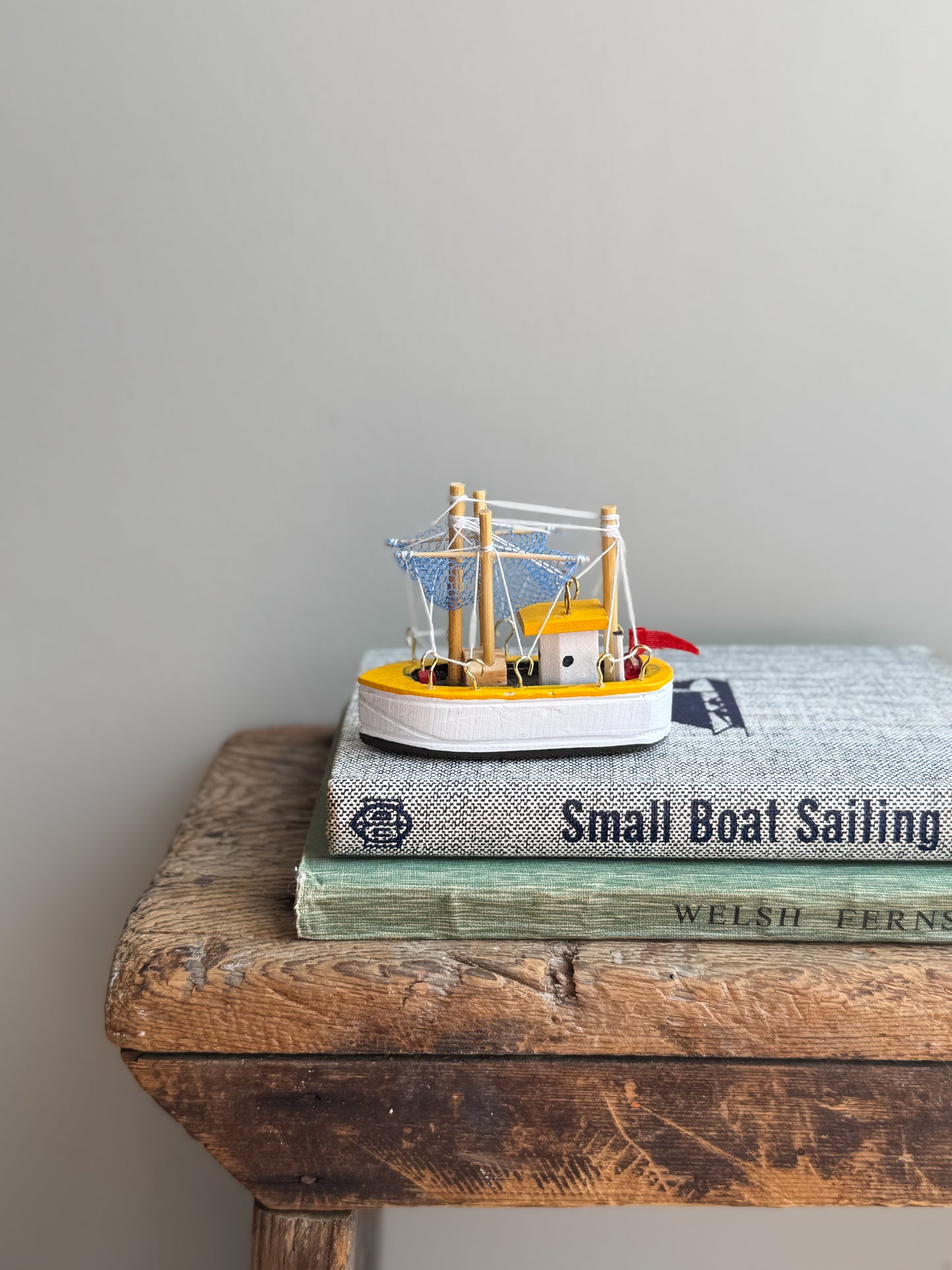 Vintage Small Wooden Fishing Boats (Multiple Options)