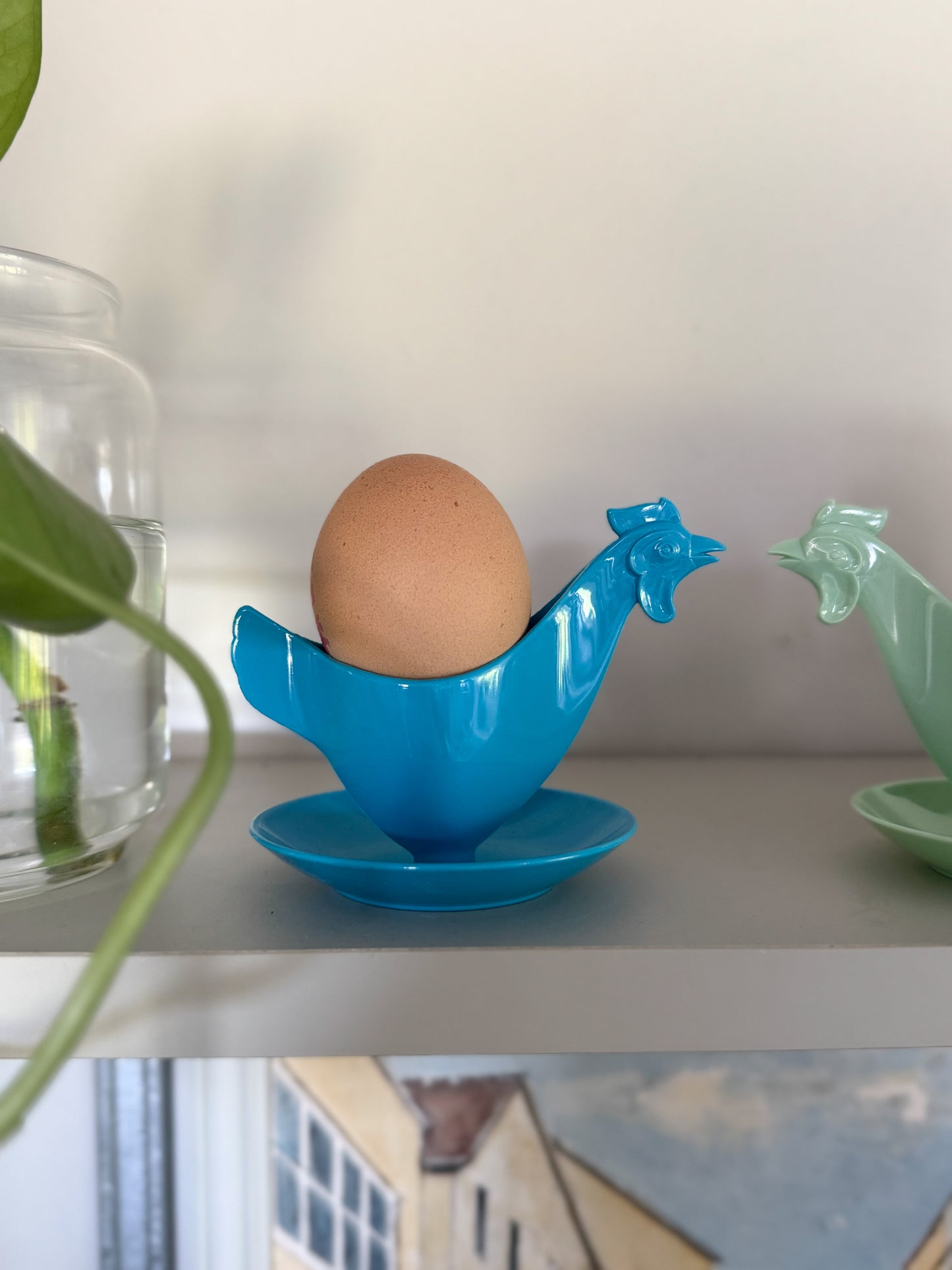 Midcentury East German Hen Egg Cups – Pair