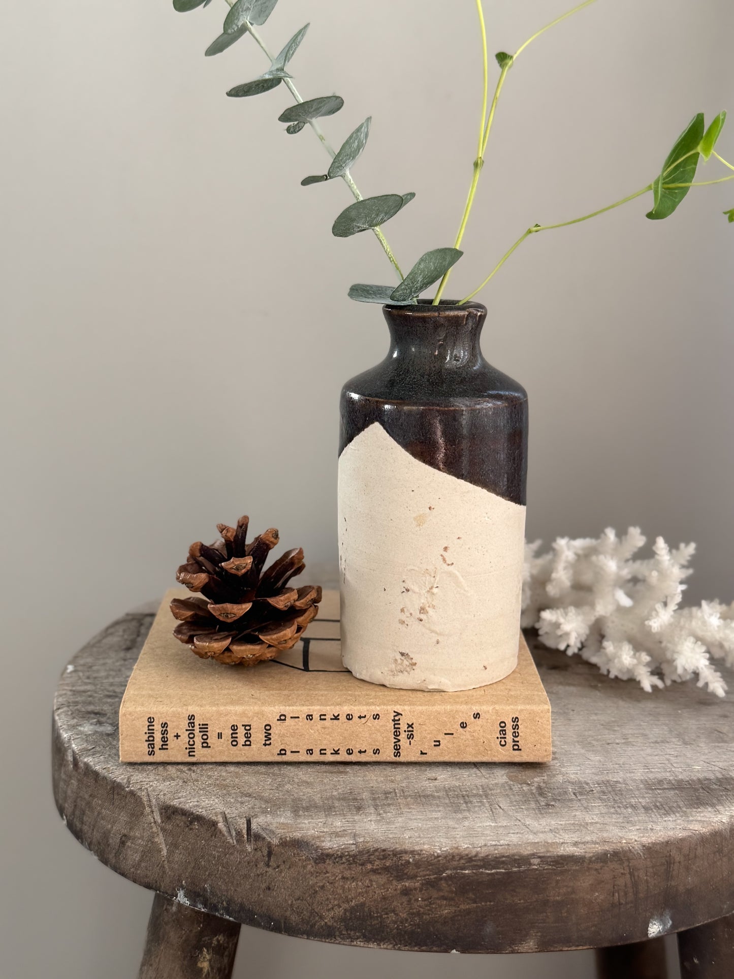 Antique Bourne Denby Sample Bottle / Trial Glaze Bottle (c.1850s–1900s) - Option 1