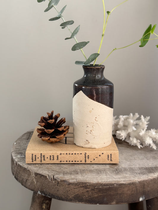 Antique Bourne Denby Sample Bottle / Trial Glaze Bottle (c.1850s–1900s) - Option 1