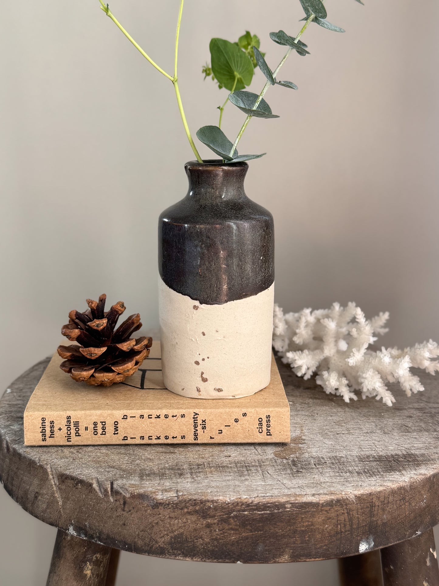 Antique Bourne Denby Sample Bottle / Trial Glaze Bottle (c.1850s–1900s) - Option 1