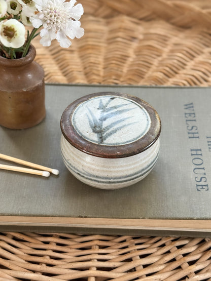 Vintage Studio Pottery Trinket Box