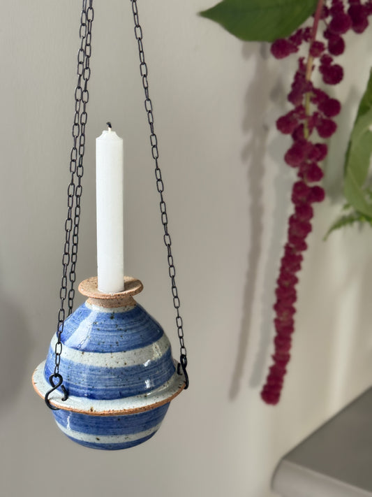 Vintage Studio Pottery Hanging Vessel