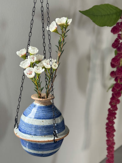 Vintage Studio Pottery Hanging Vessel