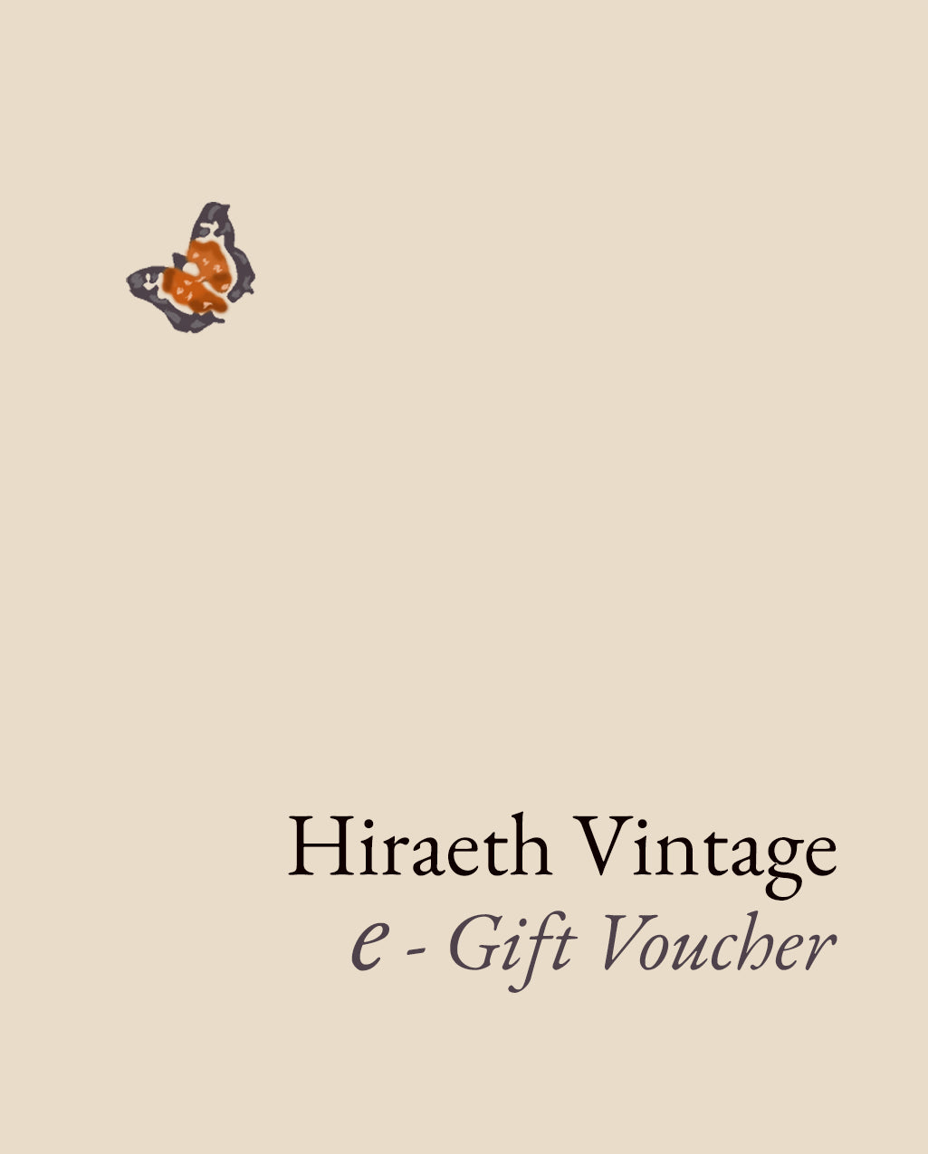 Digital Gift Voucher (E-card)